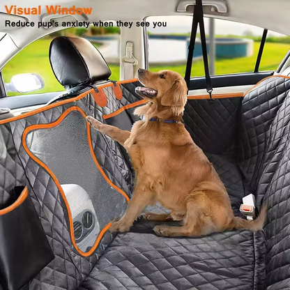 Dog Car Cover Waterproof Pet Dog Carriers Travel Mat Hammock For Small Medium Large Dogs Car Rear Back Safety Pad