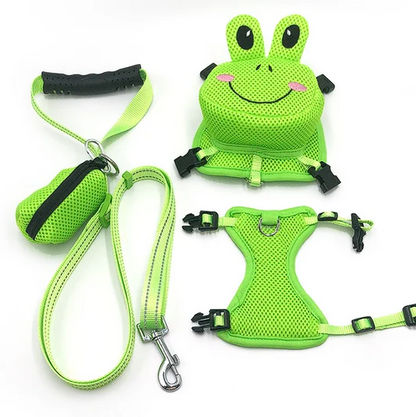French Bulldog Backpack Harness Set