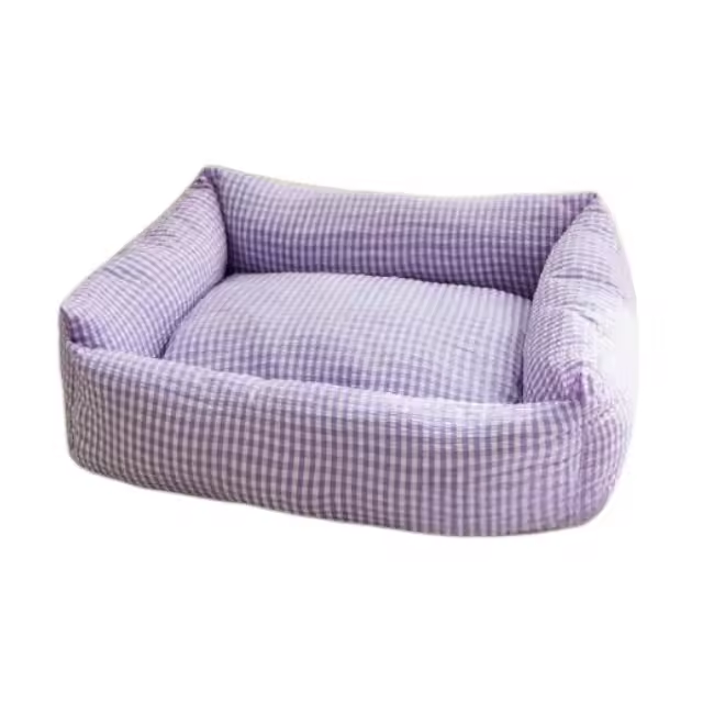 Modern Soft Dog & Cat Cooling Travel Pet Sleeping Mat-Anti-Bite Warm Animal Pattern Polyester/Cotton All Seasons Use