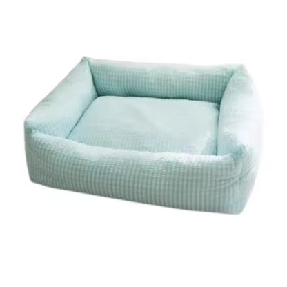 Modern Soft Dog & Cat Cooling Travel Pet Sleeping Mat-Anti-Bite Warm Animal Pattern Polyester/Cotton All Seasons Use